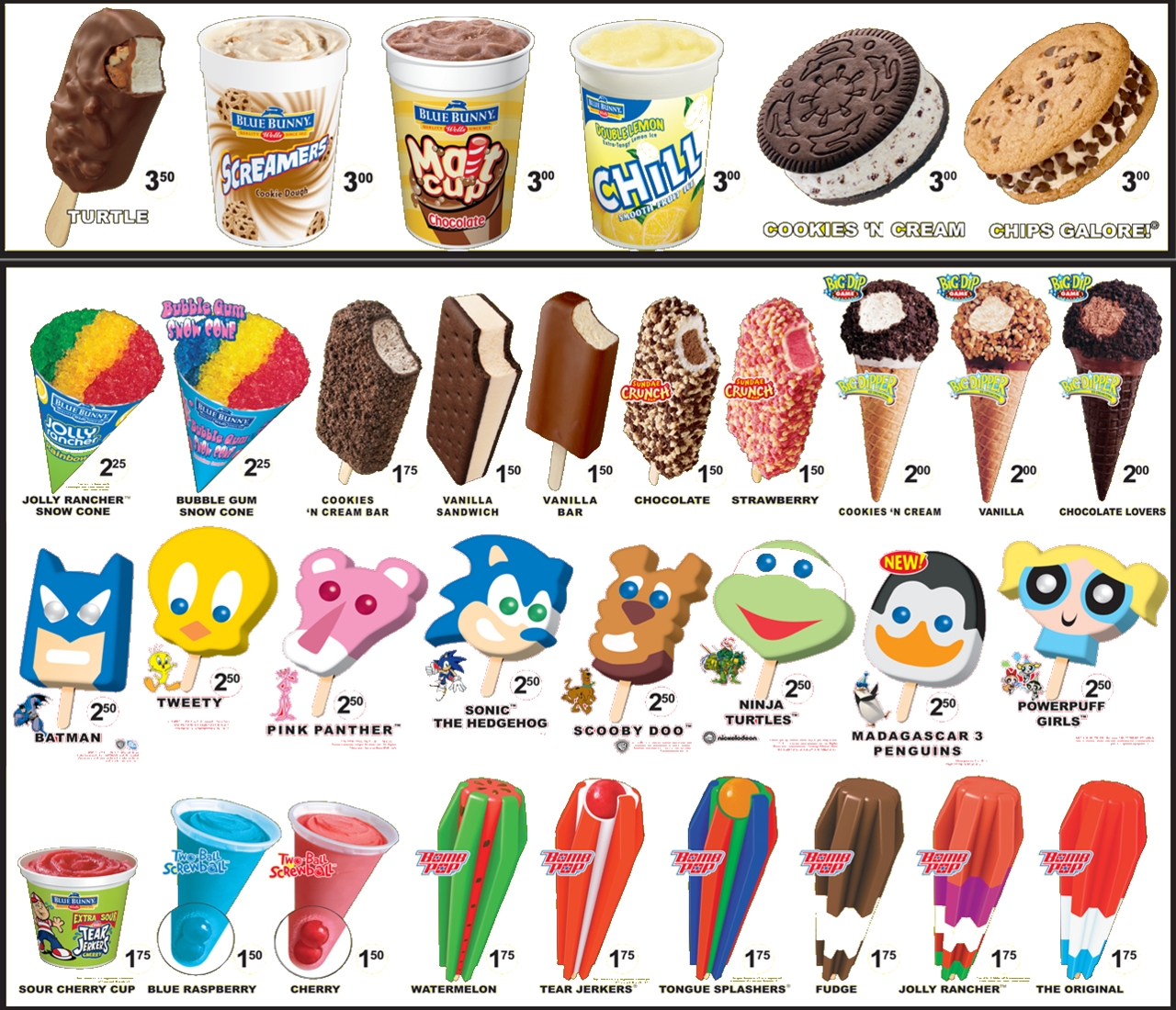 Scooby Doo Ice Cream Truck Treat - Ice Cream From The 80s (1280x1100), Png Download