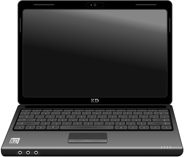 Clipart Laptop - Square Laptop (640x437), Png Download