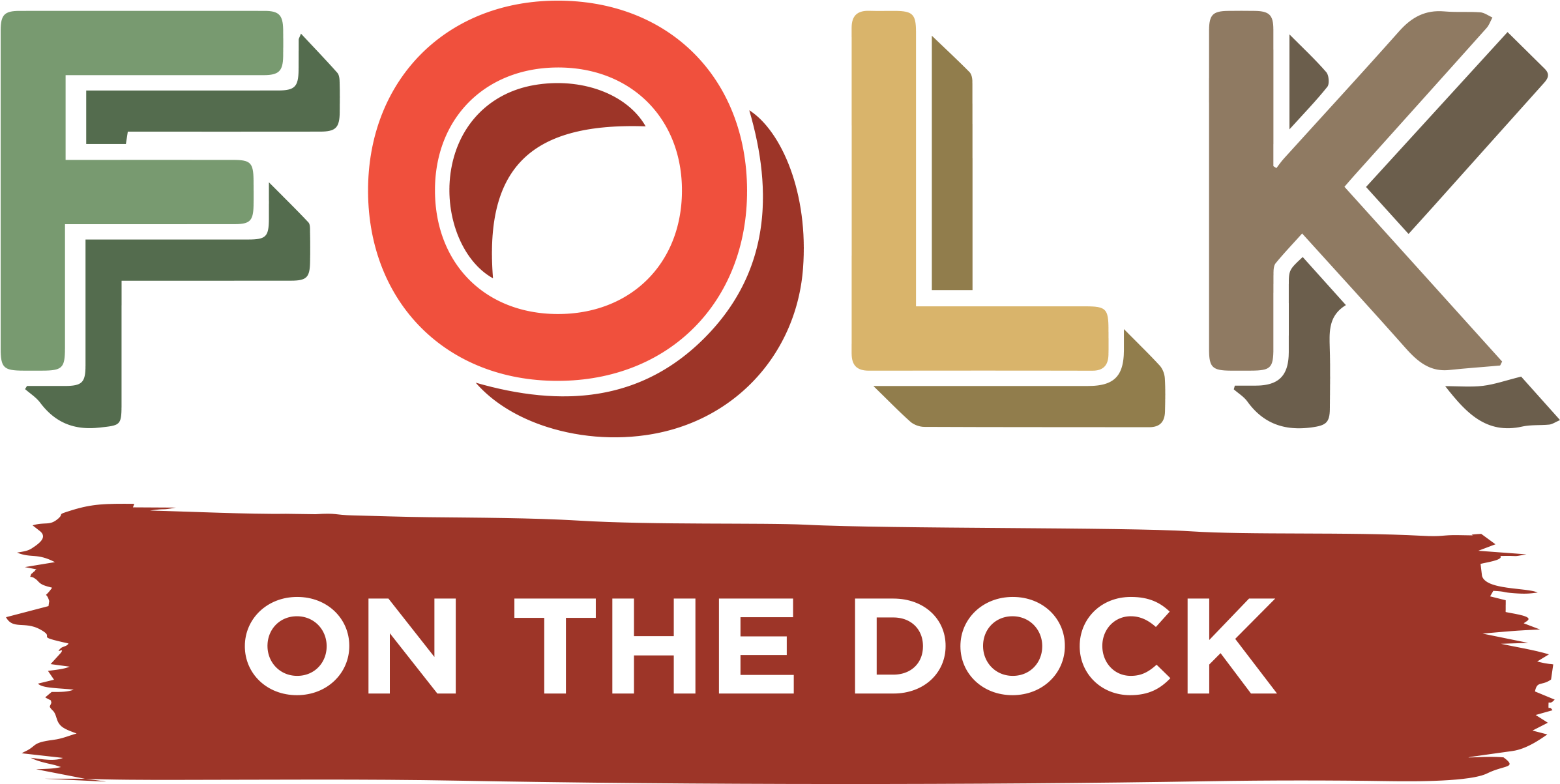 Artist Applications For Folk On The Dock 2018 Now Open - Folk On The Dock Logo (2500x1320), Png Download