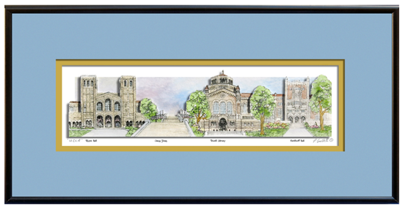 This Sculptured Watercolor Of Your Favorite School's - Picture Frame (800x800), Png Download