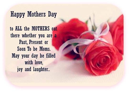 Poems On Mothers Day From Daughter To Mom - Happy Mothers Day Wishes For All Moms (540x387), Png Download