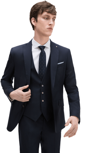 Black Mens Business Suit (637x637), Png Download