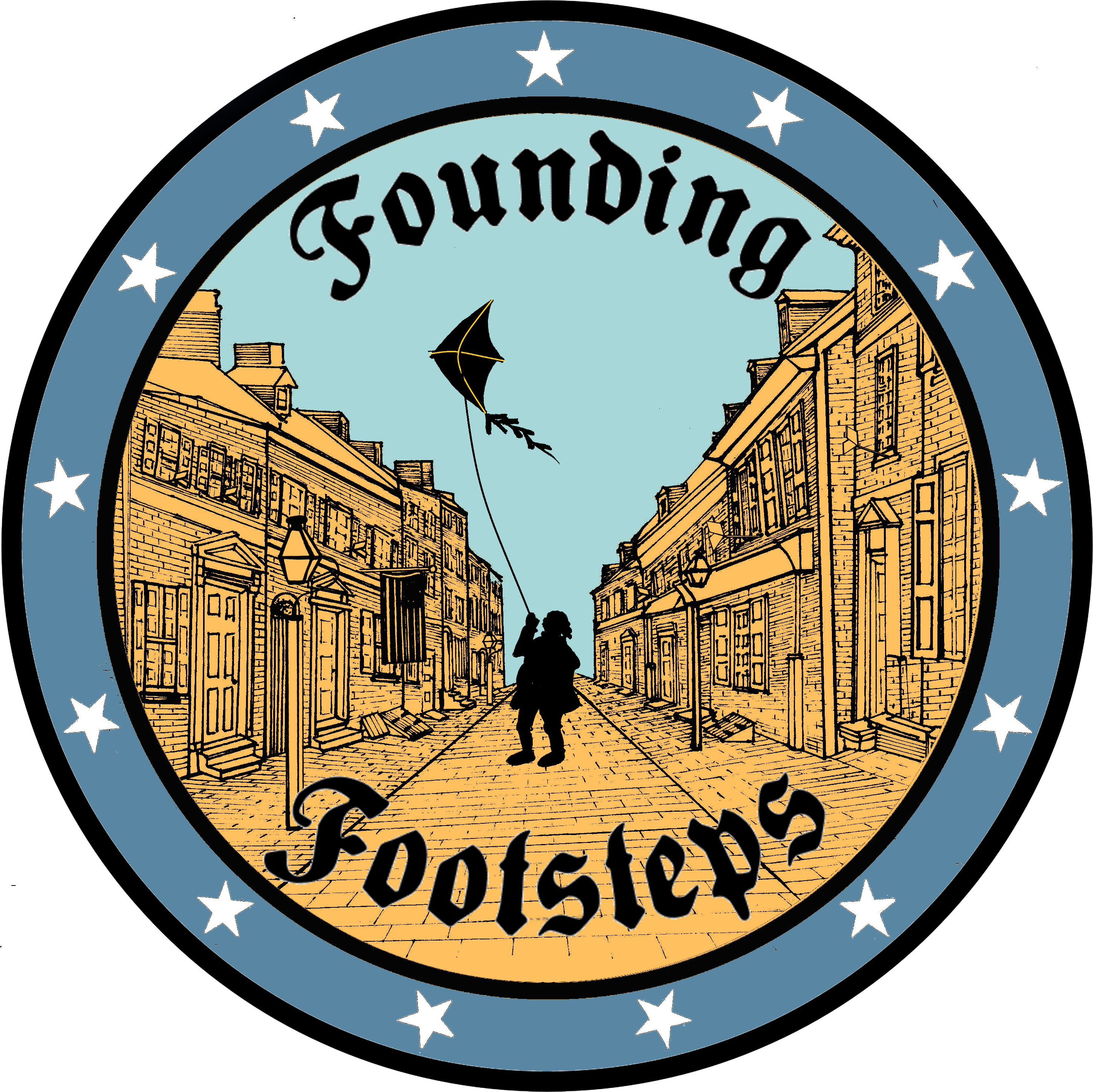 Founding Footsteps Logo - Illustration (2901x2898), Png Download