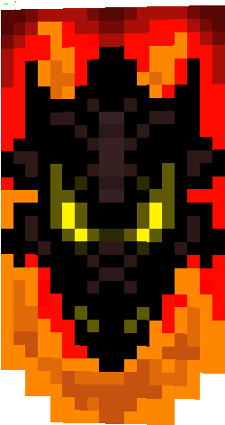 Fire Dragon Cape - Fire Dragon Cape Minecraft (451x476), Png Download