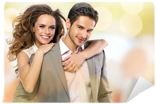 Colorful Picture Of Happy Couple Wall Mural • Pixers® - Adelskreisen - Folge 30: Ein Prinz Mit Schwächen [book] (400x400), Png Download