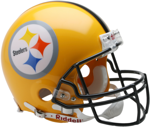 Pittsburgh Steelers Throwback 1962 75th Anniversary - Riddell Pittsburgh Steelers Vsr4 2007 Throwback Full-size (505x490), Png Download