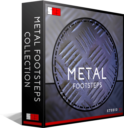 S23 Metal Footsteps Collection By Studio 23 In Sound - Concrete (894x488), Png Download