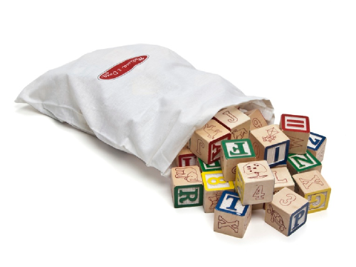 Md0029 Wooden Abc Blocks 3 - Melissa & Doug Abc Blocks (500x500), Png Download