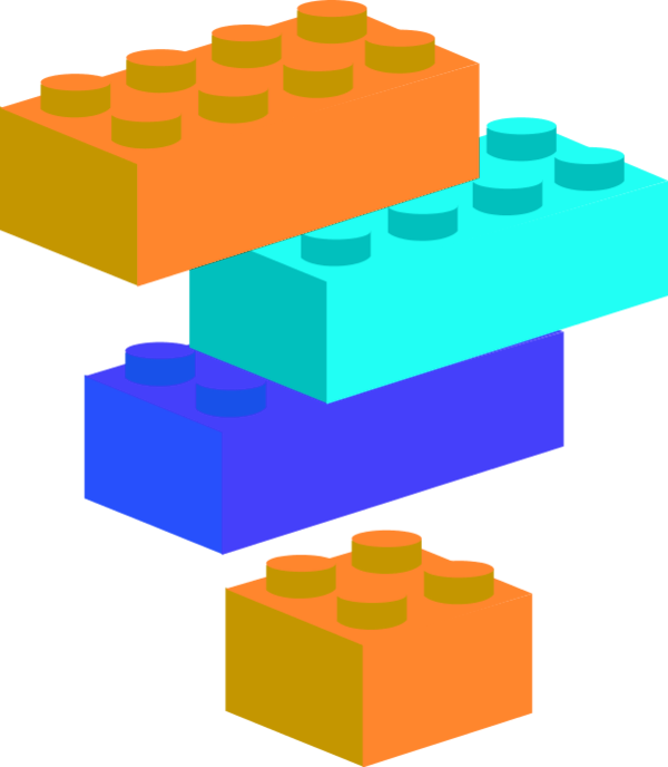 Cartoon Abc Blocks - Construction Set Toy (600x688), Png Download