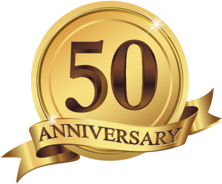 Golden Jubilee Logo - 50 Year Anniversary Transparent (600x600), Png Download