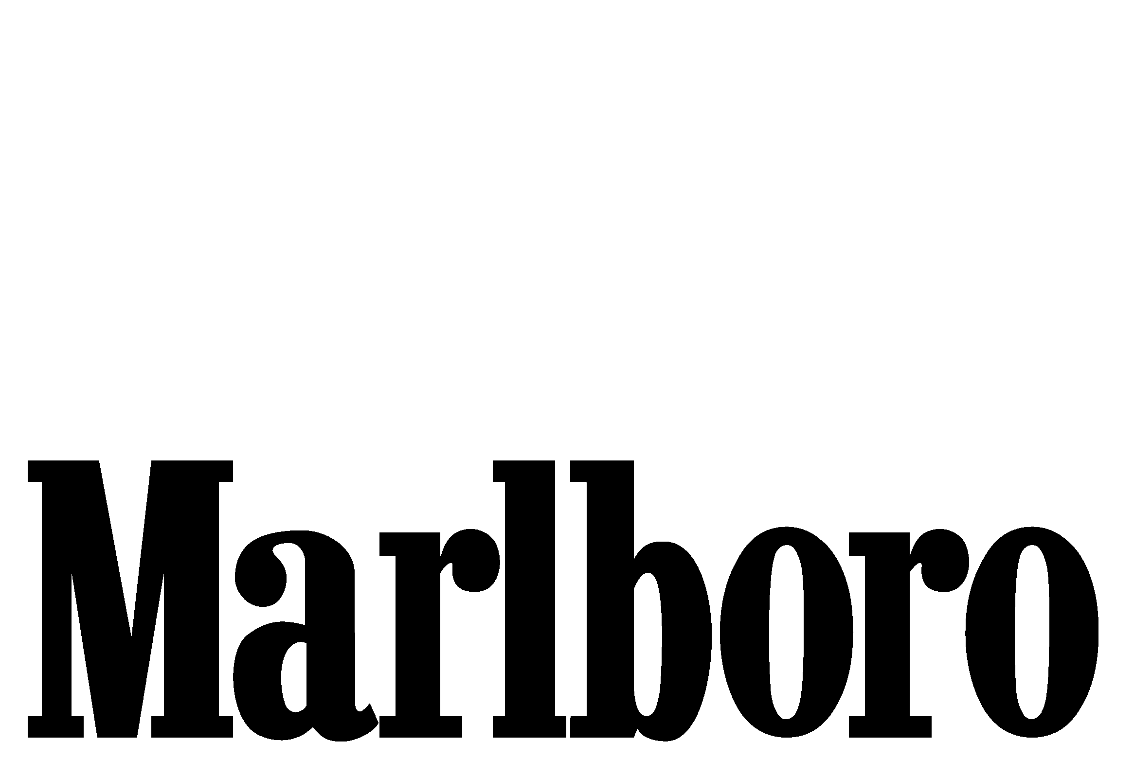Marlboro Logo Black And White - Marlboro Logo Png (2400x2400), Png Download