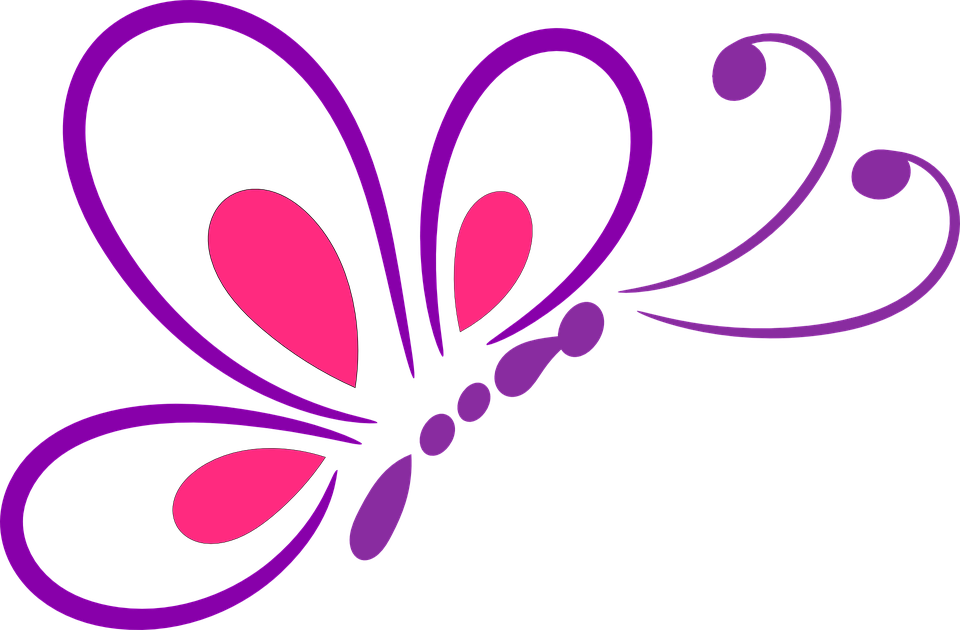 Marlboro Logo Png - Butterfly Line Art Png (960x630), Png Download