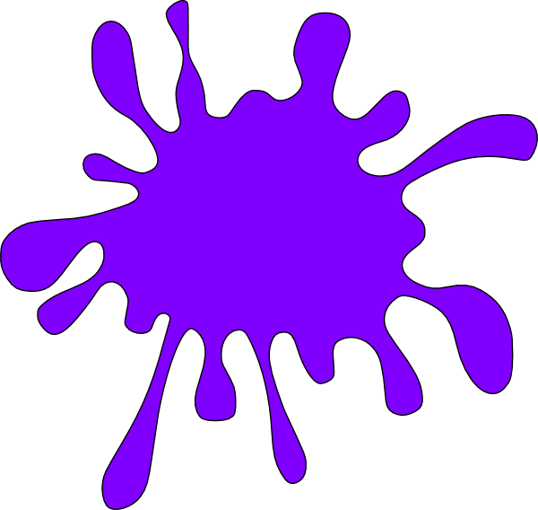Png Free Download Clip Art At Clker Com Vector Online - Black Paint Splatter Clip Art (600x568), Png Download