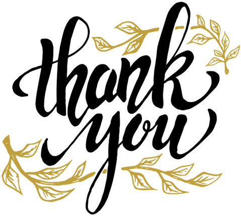 Thank You Gold Transparent (498x498), Png Download