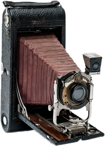 Vintage Accordion Style A-2 Folding Kodak Camera (640x800), Png Download