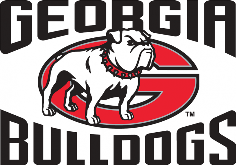 Georgia Bulldogs Iron Ons - Georgia Bulldogs Football Birthday Cake Topper Edible (750x930), Png Download
