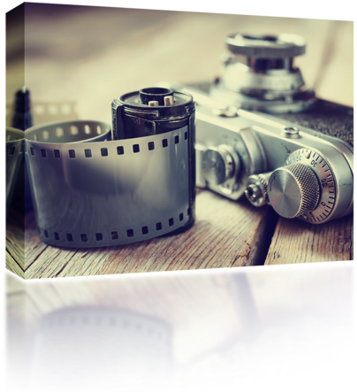 Vintage Film Camera - Photographic Film (500x500), Png Download