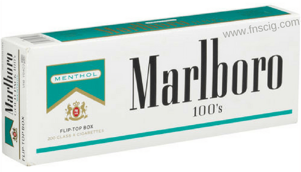 Marlboro Menthol - Marlboro Cigarettes, Gold Pack, 100's, Soft Pack - (750x343), Png Download