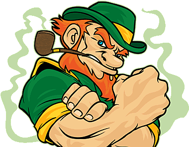 Fighting Irish (391x295), Png Download