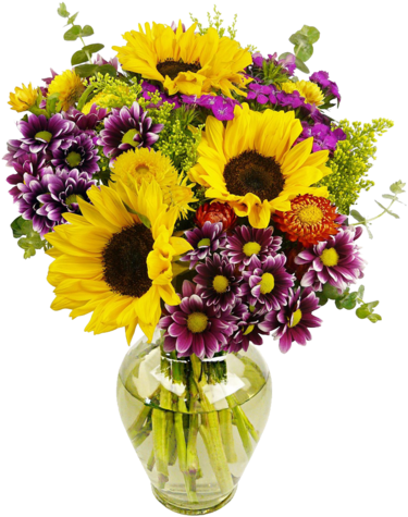 Vases Design Pictures, Vase With Flowers Field Bouquet - Flower Bouquet In Vase (480x480), Png Download