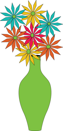 Download Hd Vase Of Flowers Clipart Flower Vase Clipart Png Transparent Png Image Nicepng Com