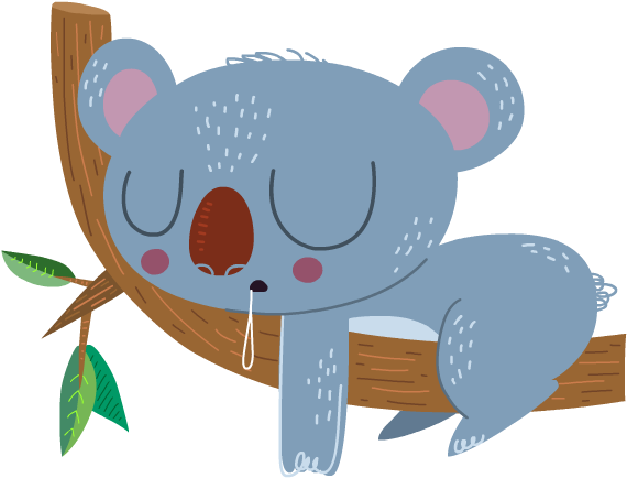 Visit - Koala (576x446), Png Download