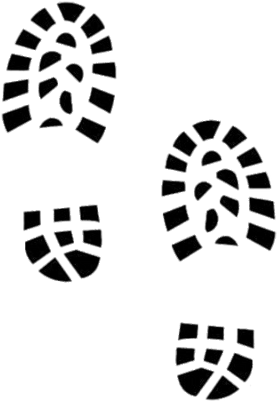 Bootprints - Footprints Png (400x400), Png Download