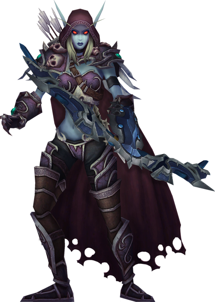 Wow Png Sylvanas Windrunner - Sylvanas Png (755x1059), Png Download