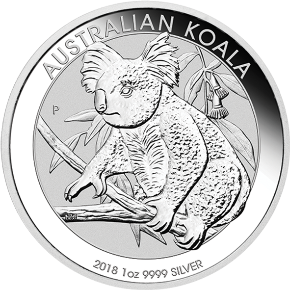 Koala Silver - Koala Silver Coin 2018 (600x600), Png Download