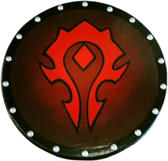 Wooden World Of Warcraft Horde Shield - Ground Zero 6.5 Speakers (555x555), Png Download