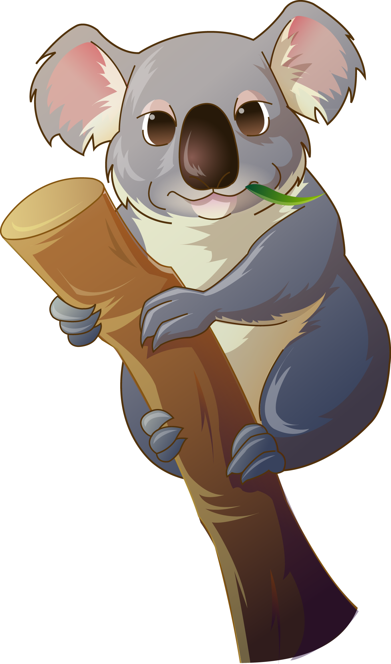 Banner Free Library Clip Art Lazy Transprent Png Free - Koala Vector (1369x2320), Png Download