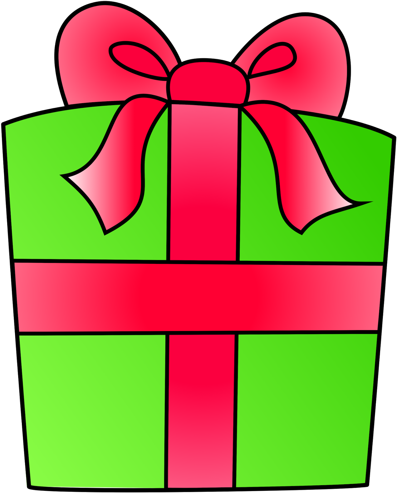 Gift Birthday Present Clip Art Free Clipart Images - 2d Present Clipart (1298x1600), Png Download