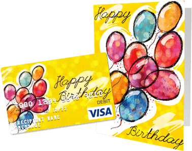 Birthday Gift - Happy Birthday Credit Card (672x359), Png Download
