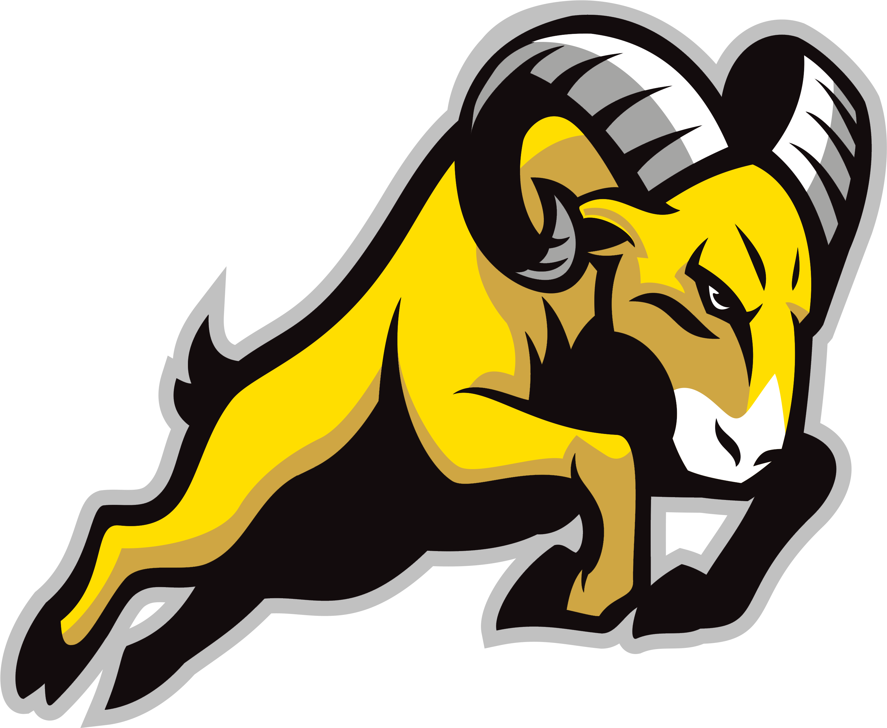 Rams Logo Png - Riverdale High School Il (2912x2361), Png Download