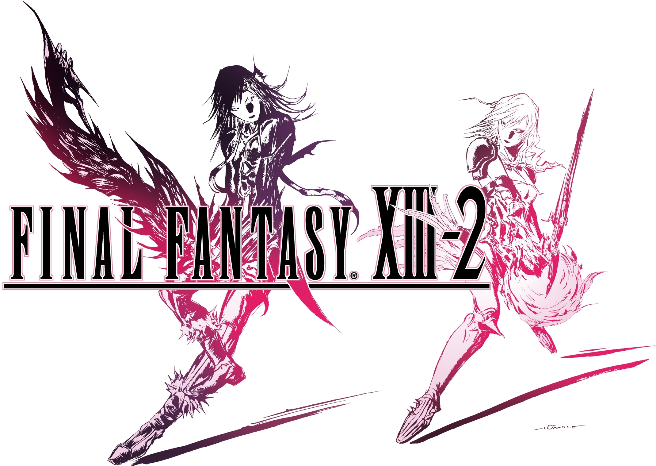 Finalfantasy Xiii-2 Logo - Final Fantasy 13 2 Title (2140x1519), Png Download