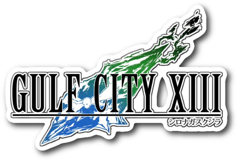Gulf City Xiii Final Fantasy Vii Logo Sticker - Gulf City (1024x1024), Png Download