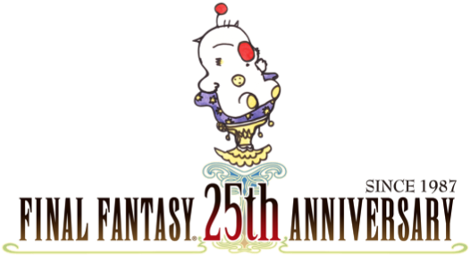 Final Fantasy 25th Anniversary Logo - Final Fantasy 20 Anniversary (530x294), Png Download