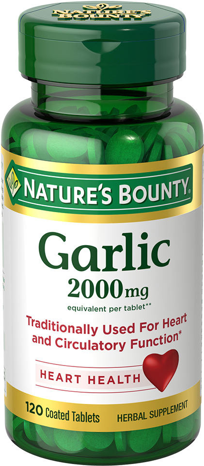 Odor Free Garlic - Nature's Bounty Garlic (750x1000), Png Download