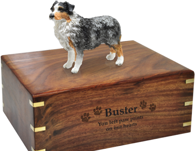 Australian Cattle Dog Clipart Australian Shepherd - Urns For Boston Terriers (640x480), Png Download