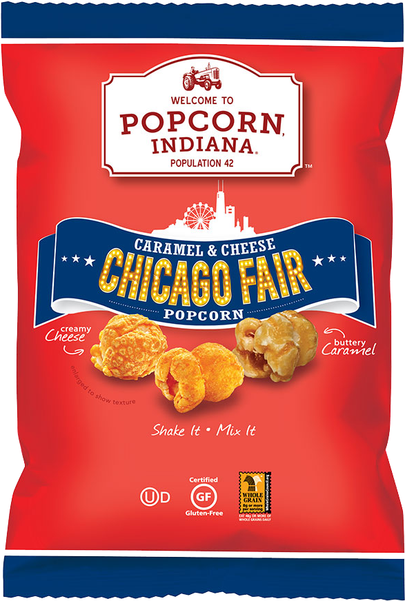 Chicago Fair - Chicago Popcorn Indiana (626x900), Png Download