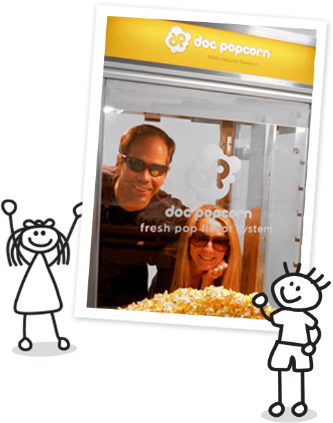 Docpopcorn Machine - Cartoon (520x666), Png Download