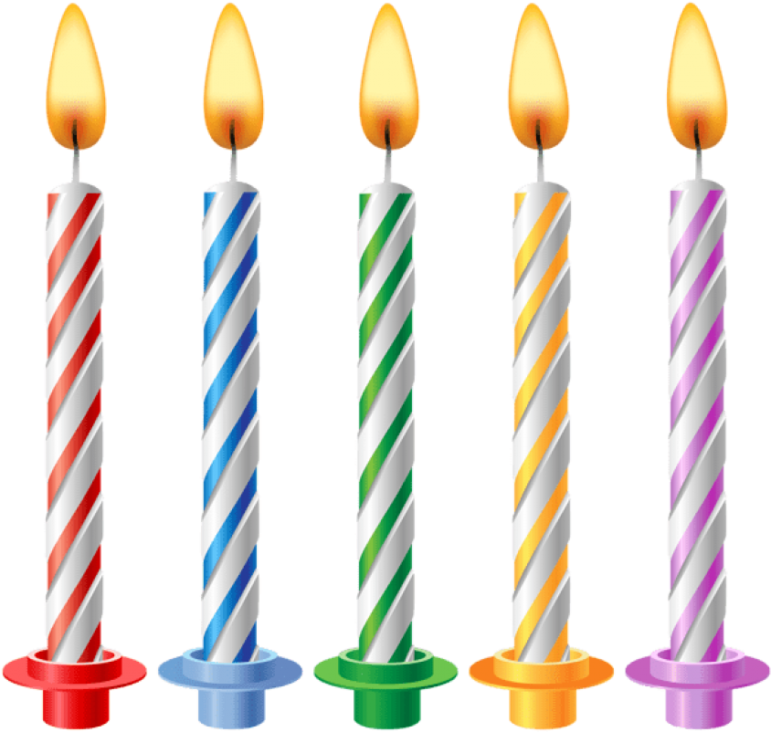 Free Png Download Birthday Candles Transparent Png - Birthday Candle Transparent (850x804), Png Download