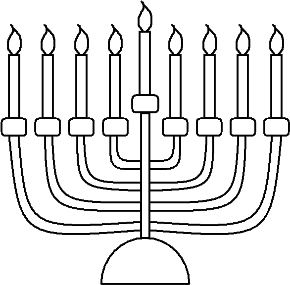 Download The Files Here - Hanukkah (622x596), Png Download