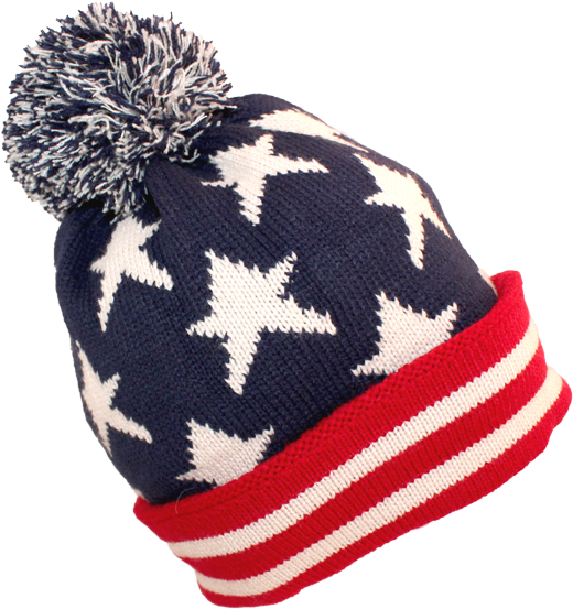 Patriotic Beanie - Beanie (590x579), Png Download