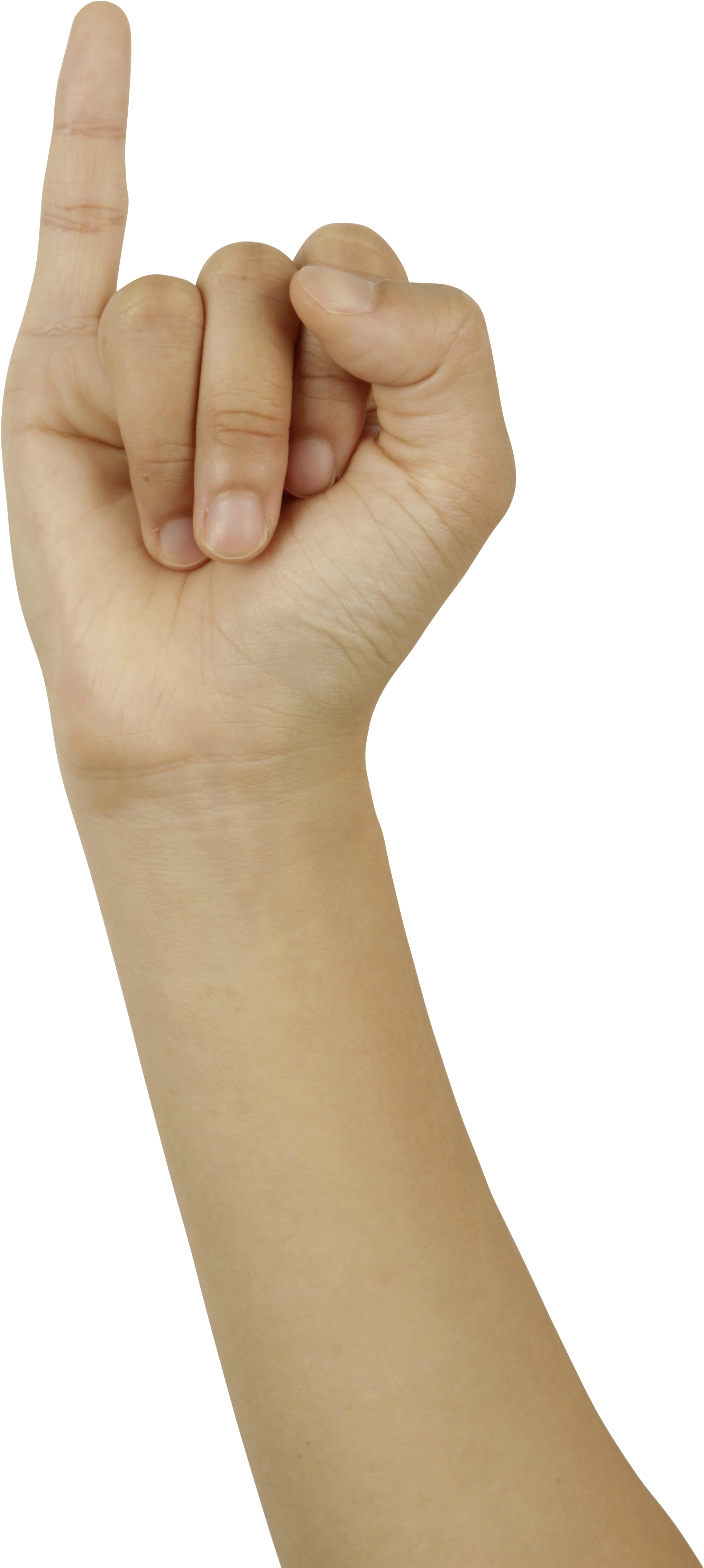 Pinky Finger - Sign Language (3456x5184), Png Download