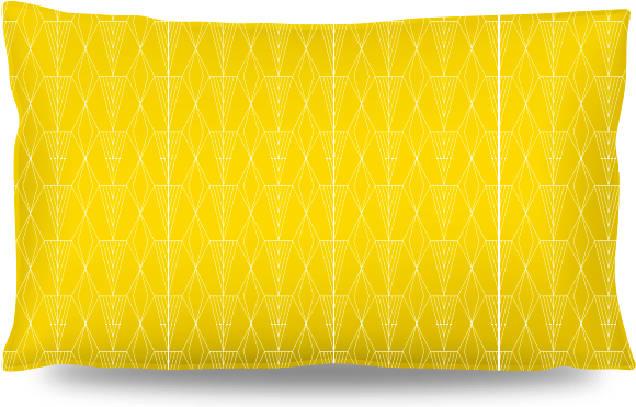 Down Pillow Malmo White/sun - Cushion (800x500), Png Download
