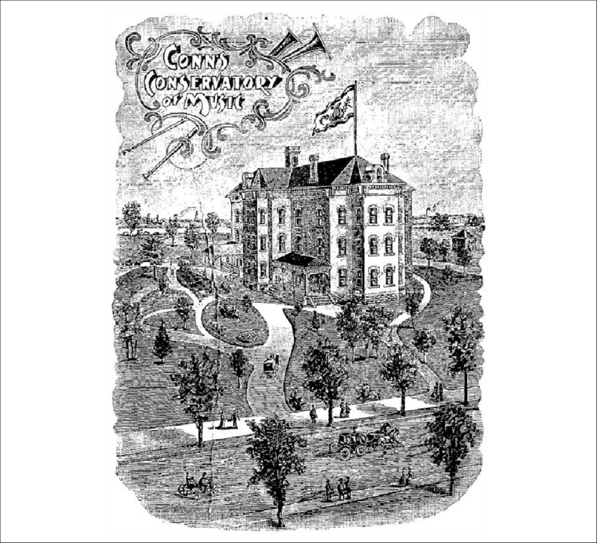 Conn Conservatory Of Military Band Music - Illustration (850x773), Png Download