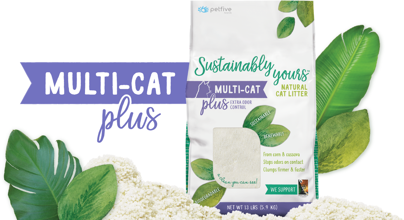 Sustainably Yours Cat Litter (1573x733), Png Download
