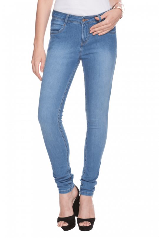 153582299430913586 Kraus Stretchable Midrise Slimfit - High Heels (540x810), Png Download