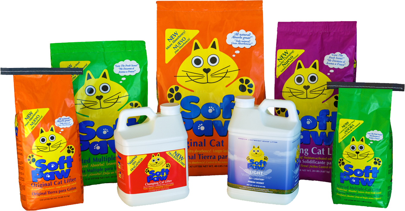 Download HD Our Family Of Products Soft Paws Cat Litter Transparent